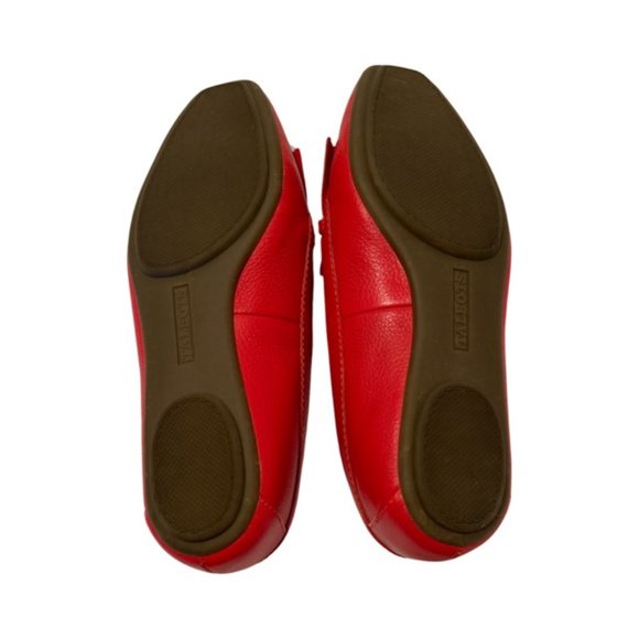 Talbots Red Leather Tassel Loafers Size 6.5 - Picture 9 of 9